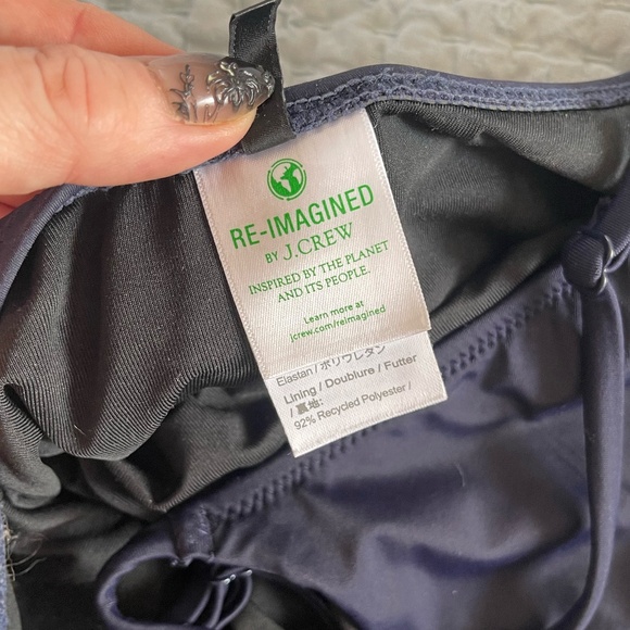 J. Crew Scoopneck One-piece Swimsuit Navy - Picture 10 of 13